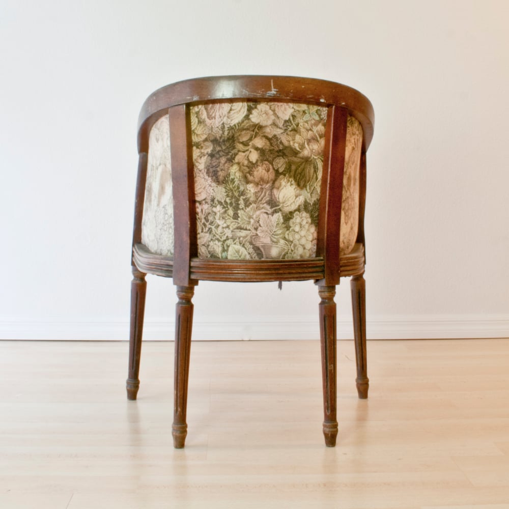 Image of Vintage Barrel Back Side Chair