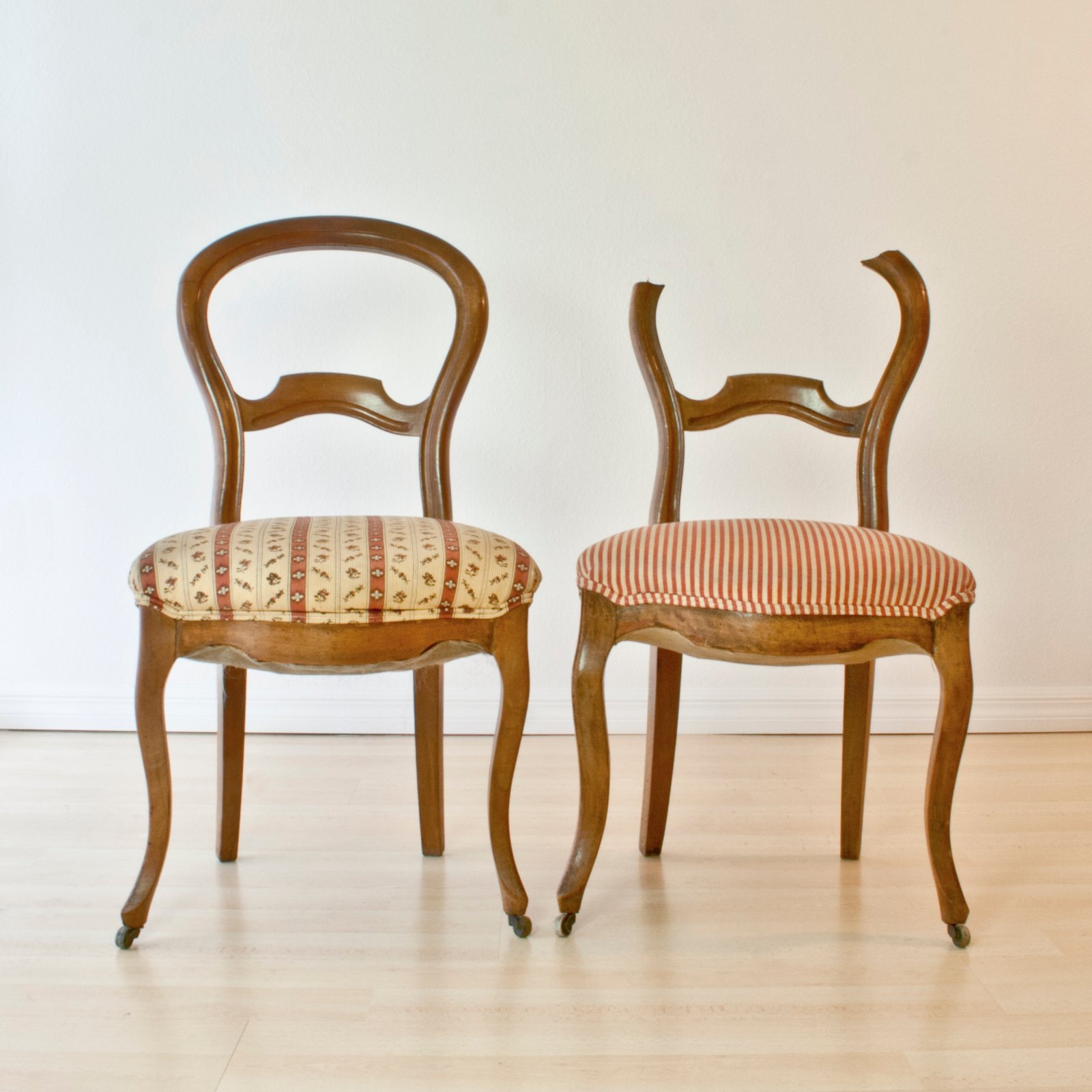 Balloon Back Dining Chairs x4