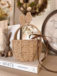 Image 1 of SALE!Rattan Bunny Basket