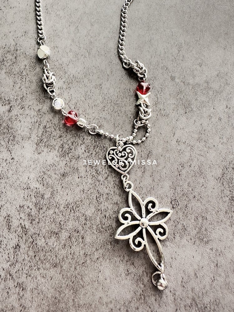 Image of Crimson Heart Cross
