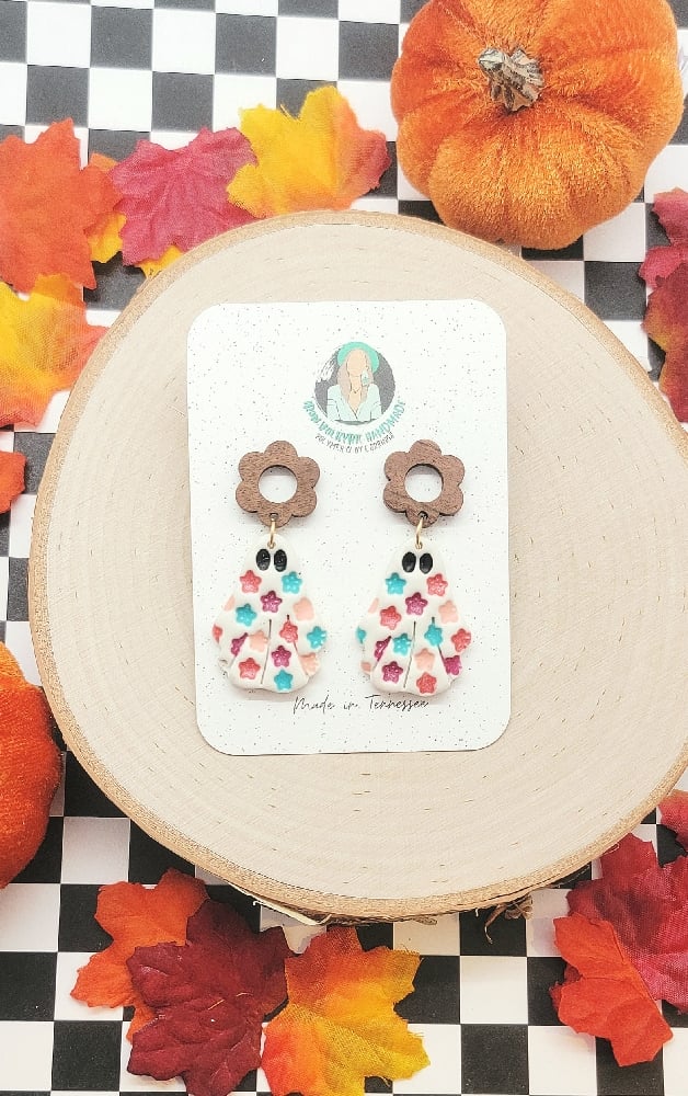 Image of Groovy Ghost Dangles