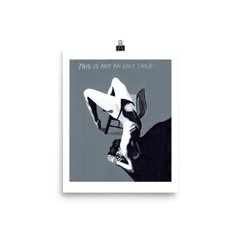 Image of THIS IS NOT AN EASY CHAIR POSTER