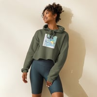 Image 3 of Crop Hoodie with Bird