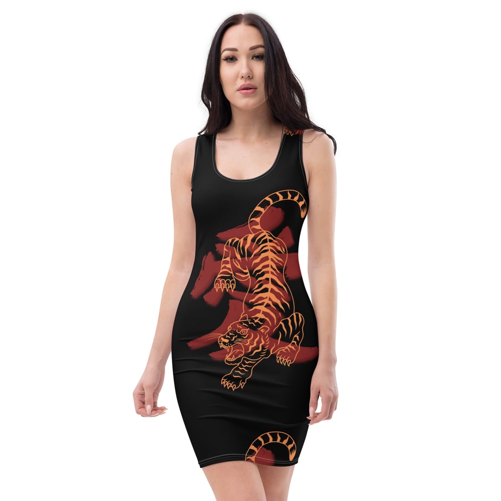 ZEN EXP - Black Tiger dress