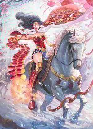 Image of Original Art : Wonder Woman - Year of the Horse // Emily Yim