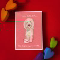 ‘You’re Cute But The Dog Is My Favourite’ Plantable Valentines Card