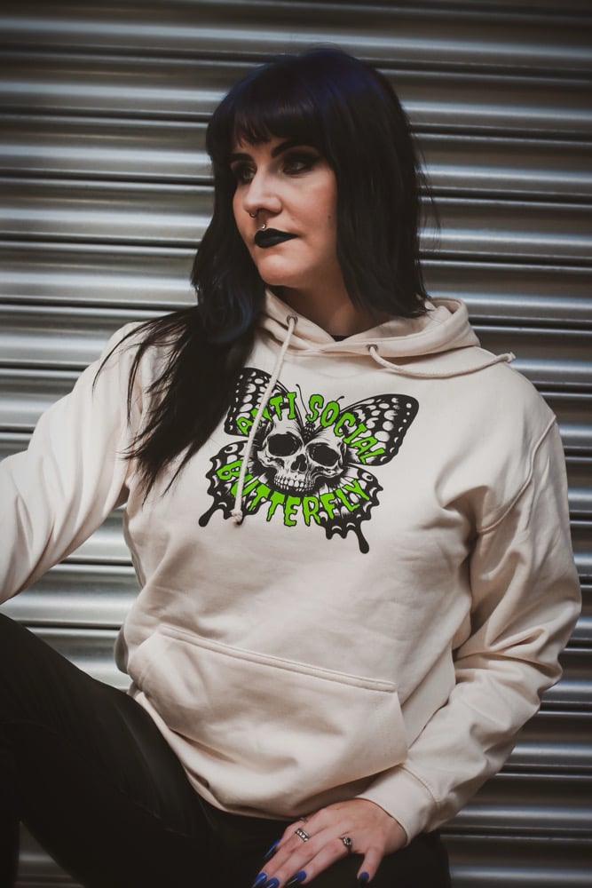 Image of  ANTISOCIAL BUTTERFLY HOODIE
