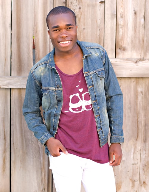 Image of "Panda Bums" Tank Top (Tri-Cranberry)