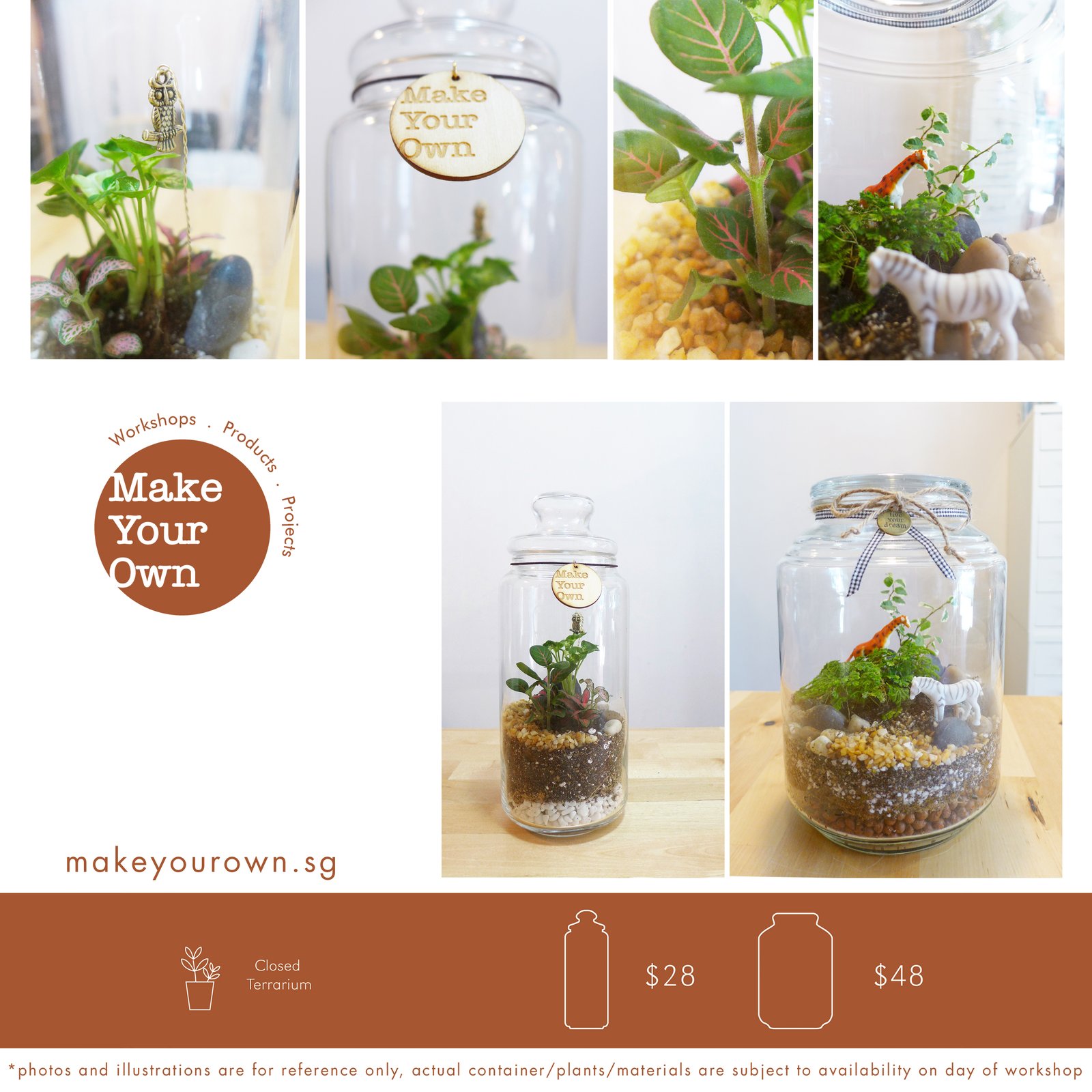 Make Your Own Terrarium Workshop Closed Terrarium