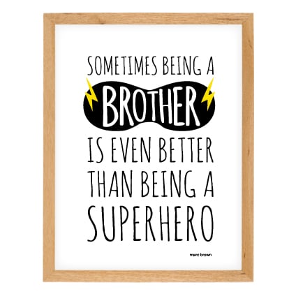 Image of BEING A BROTHER giclee print