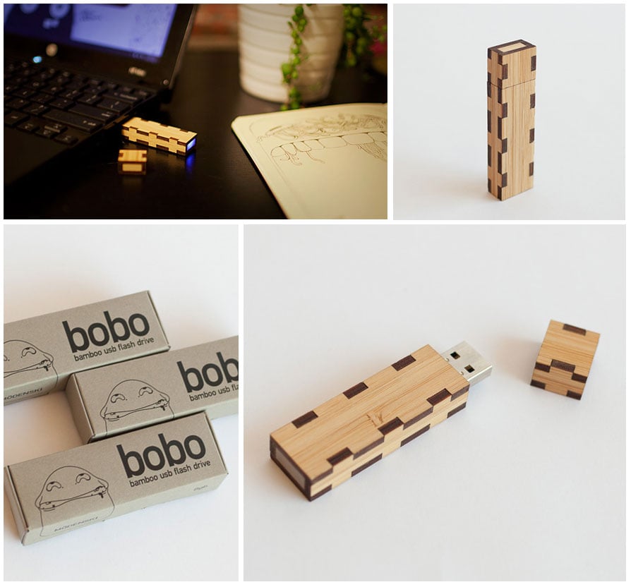 Image of bobo Bamboo USB Flash Drive 8gb