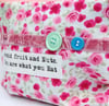 `Avoid Fruit and Nuts, You Are What You Eat` Quote purse