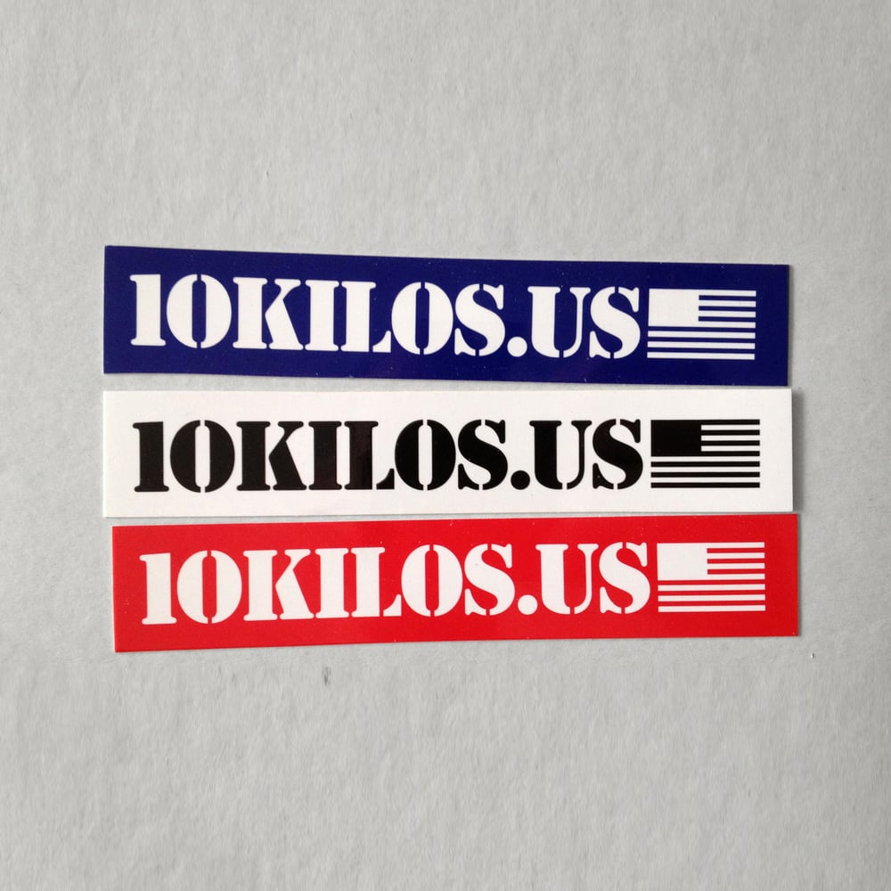 Image of 10KILOS.US Sticker pack (3)