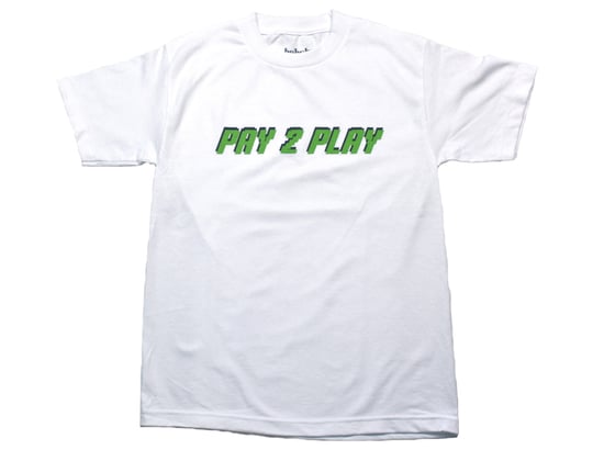 Image of Pay 2 Play Tee (White/Green)