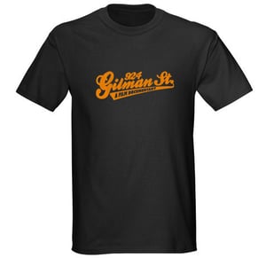 Image of 924 Gilman St. Documentary Orange Logo T-Shirt