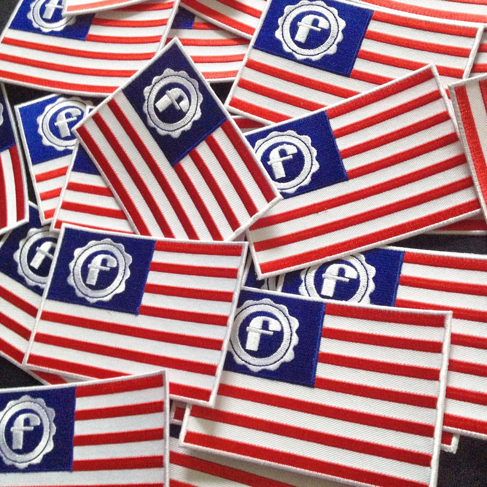 Image of FAD-x-USA FLAG PATCH (free shipping)