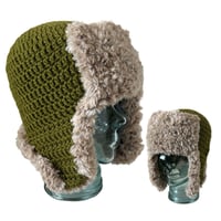 Image 1 of Olive Trapper Hat