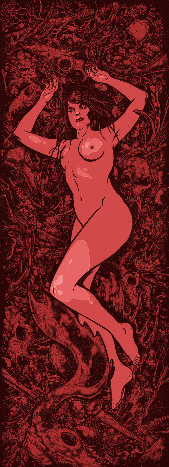 Image of 'Fertility' 12" x 36" Screen Printed Poster