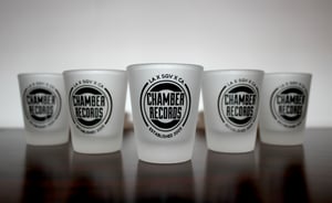 Image of Frosted Chamber Shot Glasses