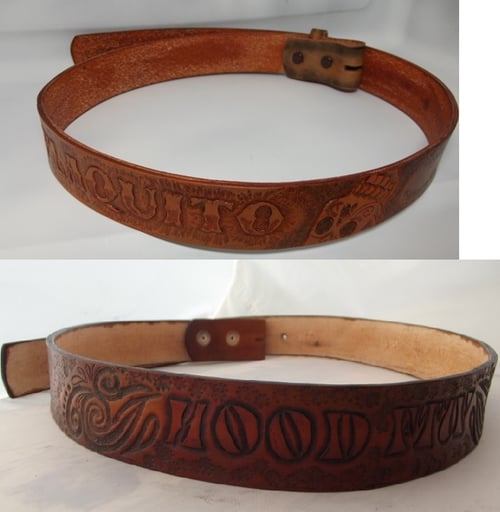 Image of Custom Hand Tooled Leather Belt