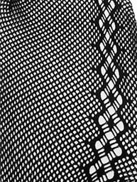 Image 2 of SIDE MILLIPEDE DESIGN FISHNET STOCKINGS