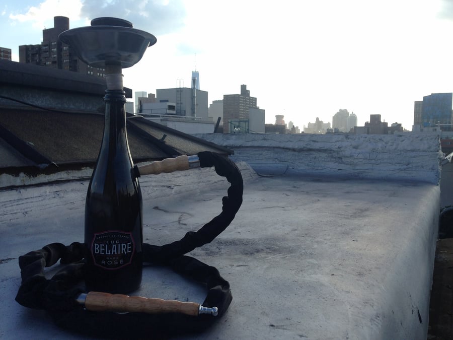 Image of Luc Belaire Rosé Hookah