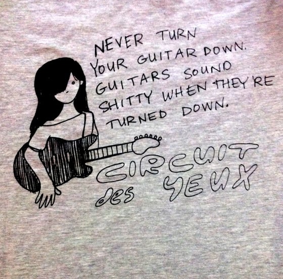 Image of Circuit Des Yeux "Guitar" T-Shirt