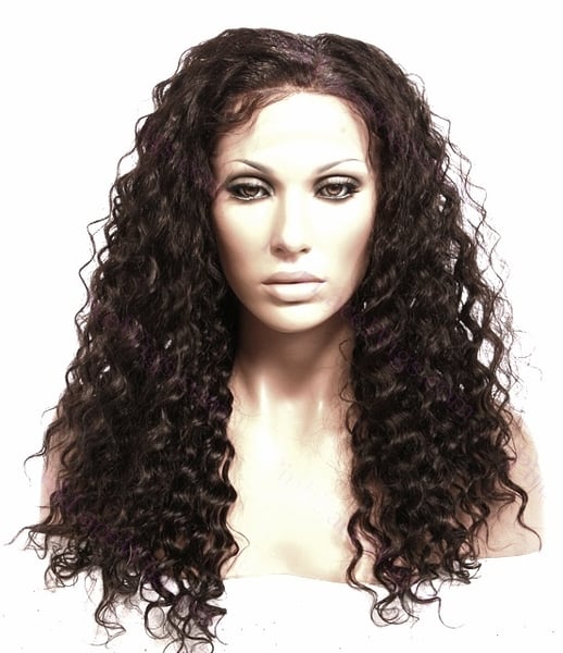 Image of Virgin Brazilian Deep Wave Lace Wig