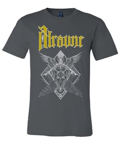 Image of Self-Immolation Shirt w/ Metallic Gold ink - Charcoal GREY