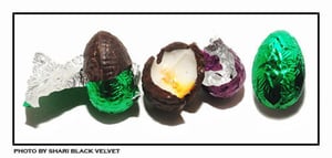 Image of Vegan cream eggs