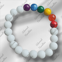 Image 3 of ANA826182 - Stone Bead Pride Bracelet
