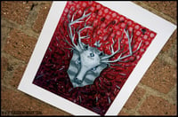 Image 2 of "Origami Deer Trophy" Giclee Print