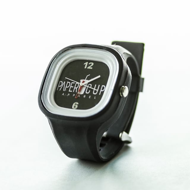 Image of Papercup Logo Watch (Black)