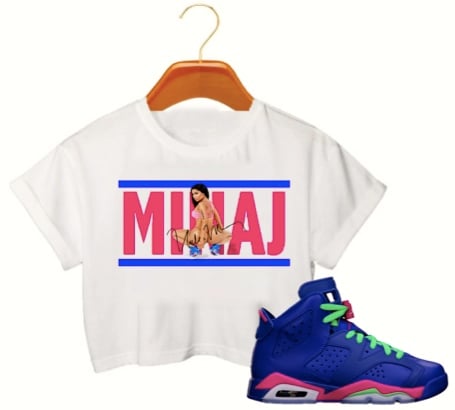 Image of NICKI MINAJ" - CROP TOP Fresh Logo for Fans