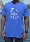Royal Blue and white tee