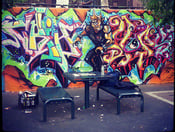Image of Crip D.O.G and Hops Art Graff Hall Of Fame Wall 2013