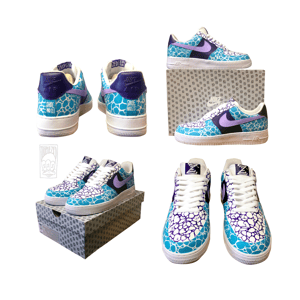 Image of Nike AF1 low-"Kid Chameleons" (READY MADE)