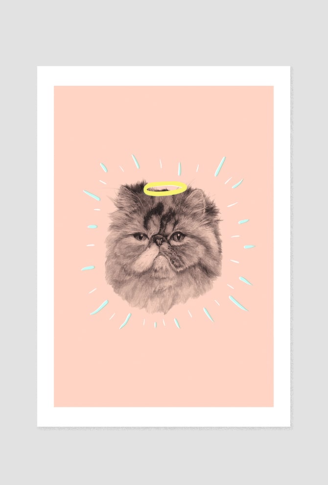 Image of Cat Godz Print