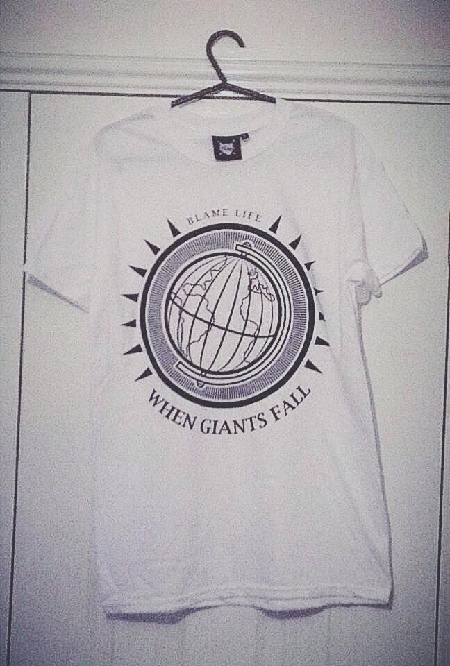 Image of When Giants Fall X Blame Life "Globe" T-Shirt