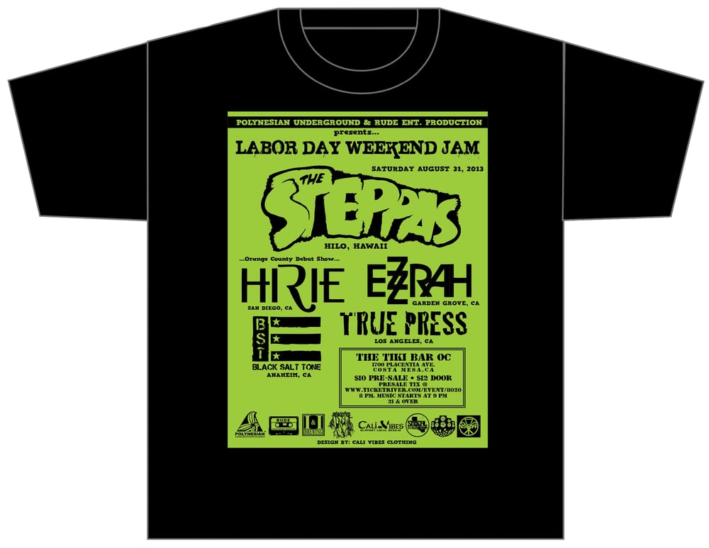 Image of LABOR DAY JAM WEEKEND FLYER SHIRT