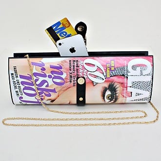 Image of Fashionista Glamour Magazine Clutch Bag 