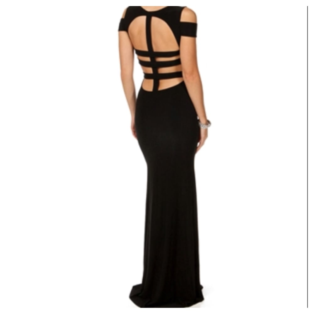 Image of Little long black dress