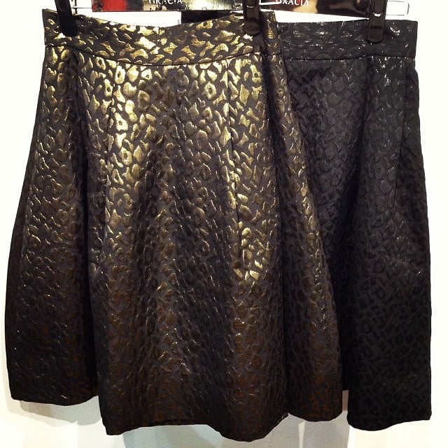 Image of Metallic Gold skirt