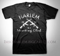 Harlem NYC "Hunting Club"  Tee Black/White