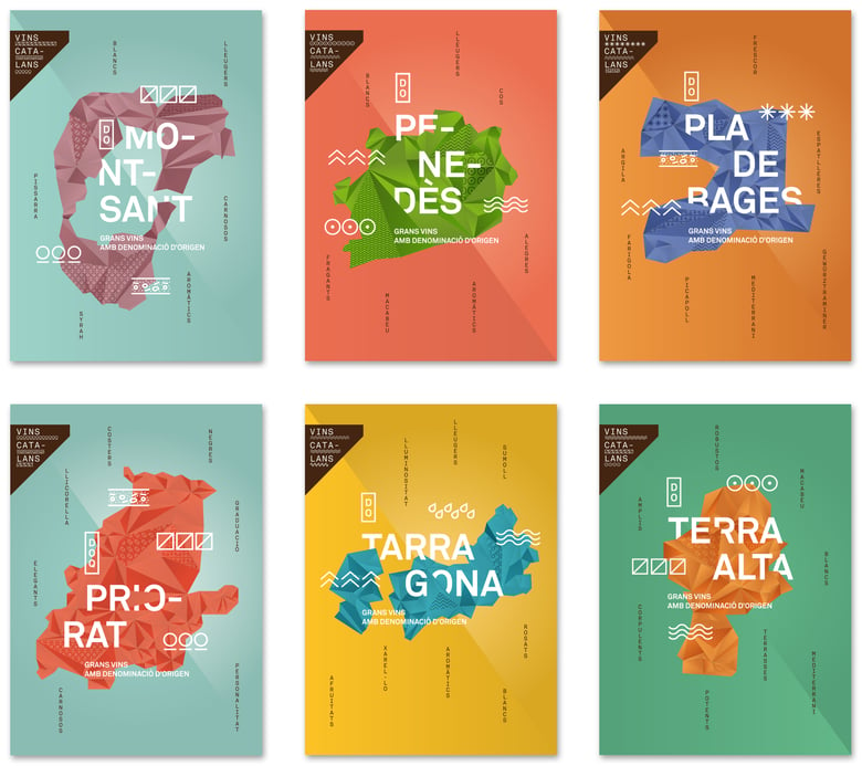 Image of Catalan wines posters (II)