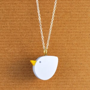 Image of Blue Bird pendant necklace