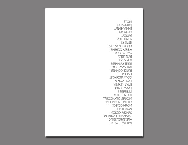 Image of Issue #2: COUNTER-ARCHIVE