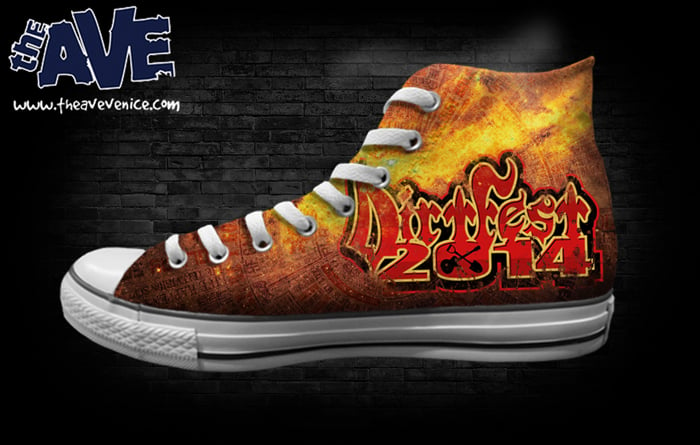 Image of Limited Edition Dirt Fest 2014 Converse Shoes