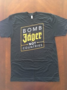 Image of Bomb Jäger, Not Countries Tee (Black)