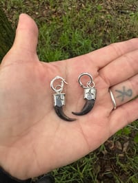 Image 3 of Wolf claw earrings 